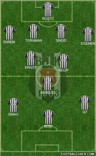 Besiktas JK Formation 2011