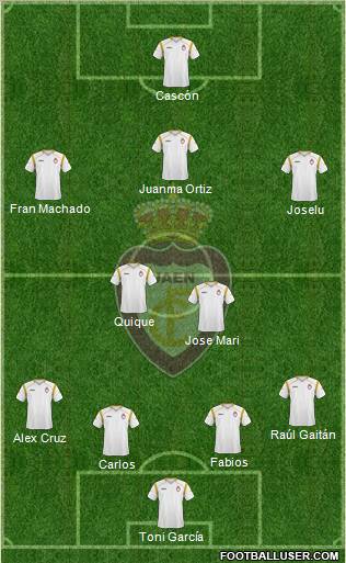 Real Jaén C.F. Formation 2011