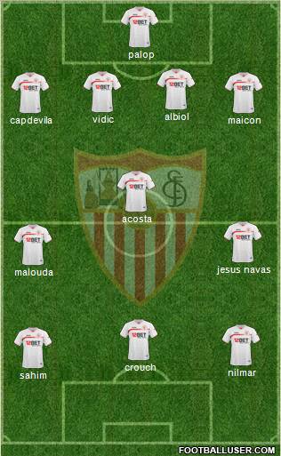 Sevilla F.C., S.A.D. Formation 2011