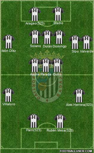 C.D. Badajoz S.A.D. Formation 2011