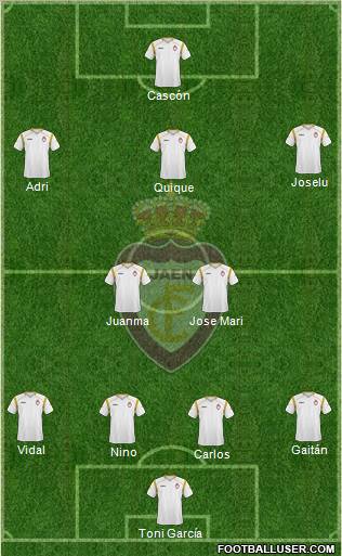 Real Jaén C.F. Formation 2011