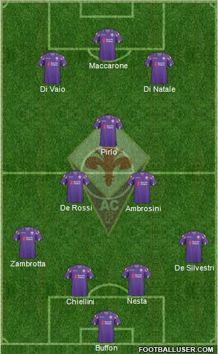 Fiorentina Formation 2011