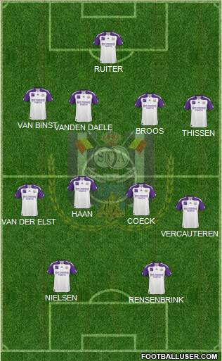 RSC Anderlecht Formation 2011