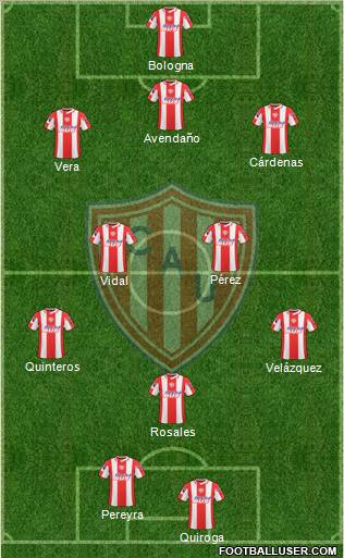 Unión de Santa Fe Formation 2011