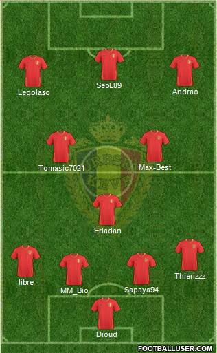 Belgium Formation 2011