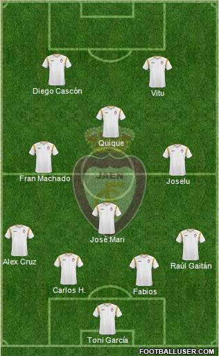 Real Jaén C.F. Formation 2011