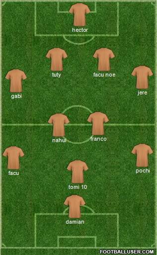 Pro Evolution Soccer Team Formation 2011