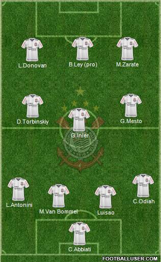 SC Corinthians Paulista Formation 2011