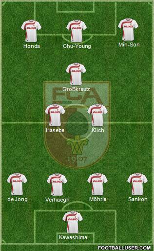 FC Augsburg Formation 2011