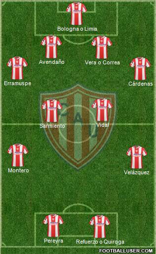 Unión de Santa Fe Formation 2011