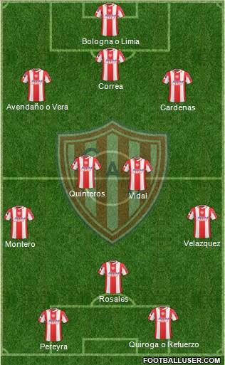 Unión de Santa Fe Formation 2011