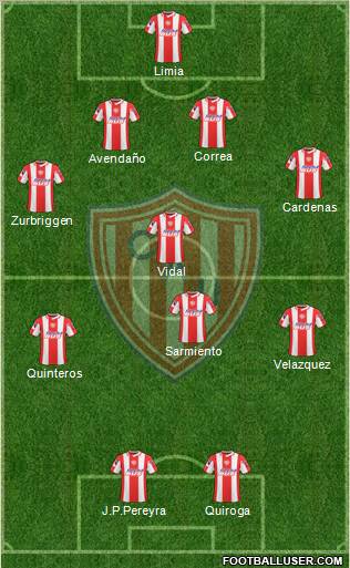 Unión de Santa Fe Formation 2011