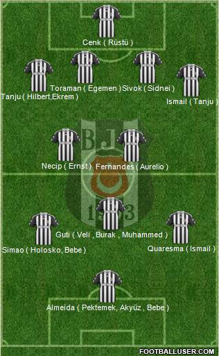 Besiktas JK Formation 2011