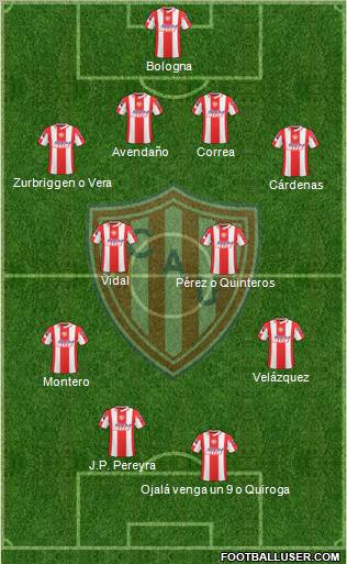 Unión de Santa Fe Formation 2011