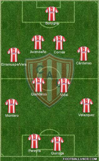 Unión de Santa Fe Formation 2011