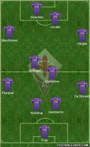 Fiorentina Formation 2011