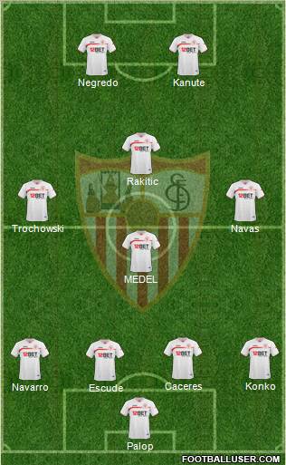 Sevilla F.C., S.A.D. Formation 2011
