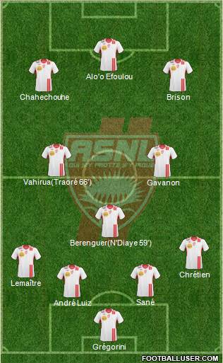 A.S. Nancy Lorraine Formation 2011