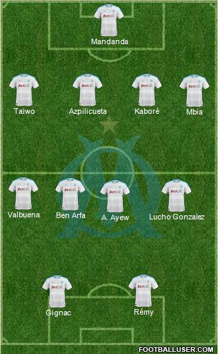 Olympique de Marseille Formation 2011