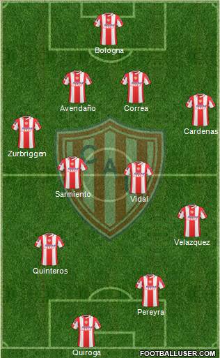 Unión de Santa Fe Formation 2011