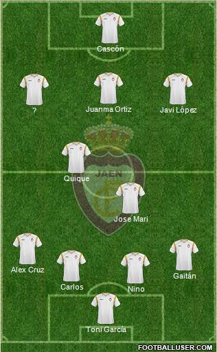 Real Jaén C.F. Formation 2011