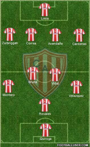 Unión de Santa Fe Formation 2011