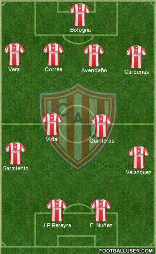 Unión de Santa Fe Formation 2011
