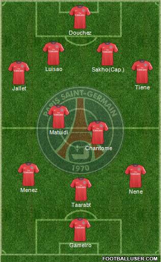 Paris Saint-Germain Formation 2011