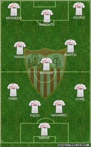 Sevilla F.C., S.A.D. Formation 2011