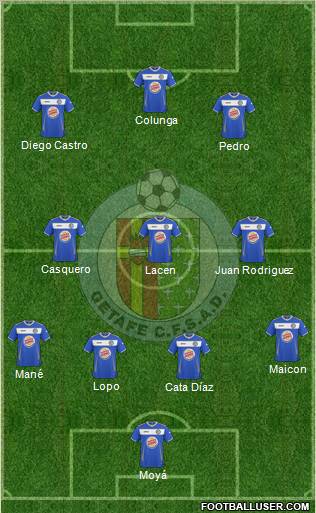 Getafe C.F., S.A.D. Formation 2011