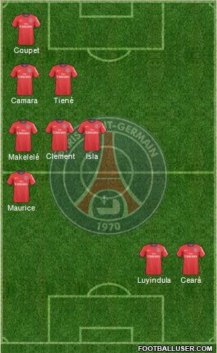 Paris Saint-Germain Formation 2011