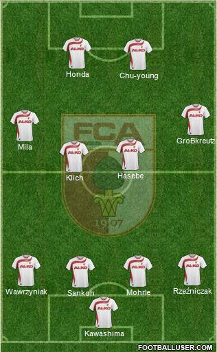 FC Augsburg Formation 2011