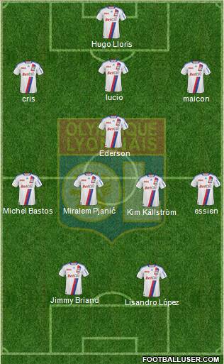 Olympique Lyonnais Formation 2011