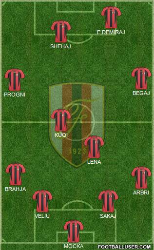 KS Flamurtari Vlorë Formation 2011