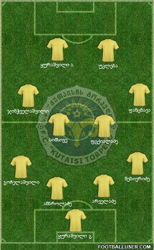 FC Kutaisi-Torpedo Formation 2011