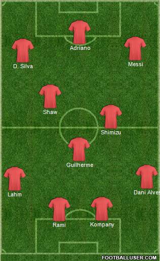 Pro Evolution Soccer Team Formation 2011