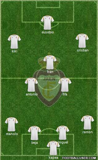Real Jaén C.F. Formation 2011