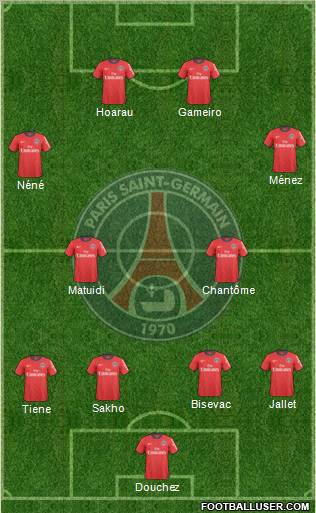 Paris Saint-Germain Formation 2011
