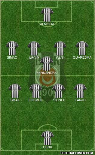 Besiktas JK Formation 2011