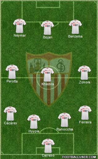Sevilla F.C., S.A.D. Formation 2011
