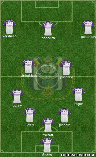 RSC Anderlecht Formation 2011