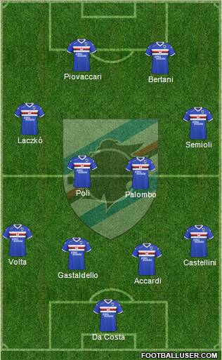 Sampdoria Formation 2011