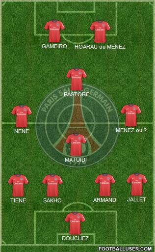 Paris Saint-Germain Formation 2011
