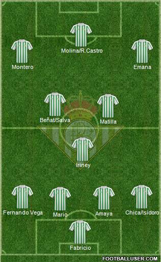Real Betis B., S.A.D. Formation 2011
