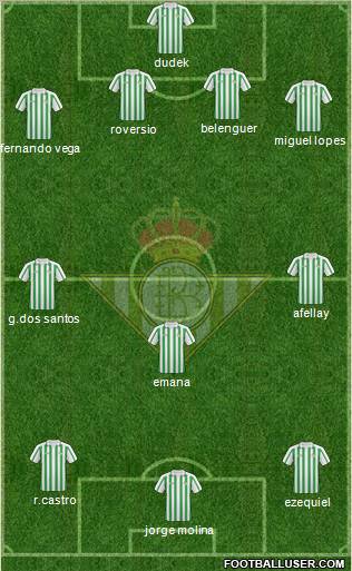 Real Betis B., S.A.D. Formation 2011