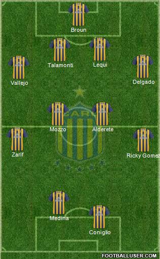 Rosario Central Formation 2011
