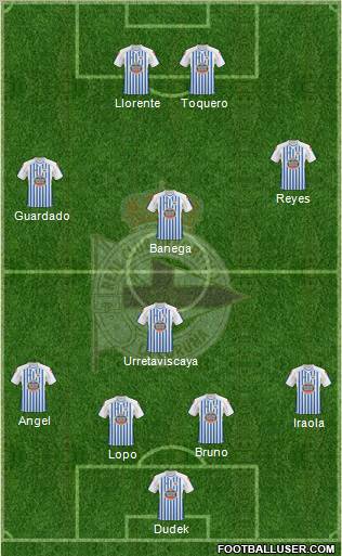 R.C. Deportivo de La Coruña S.A.D. Formation 2011