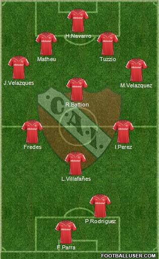 Independiente Formation 2011