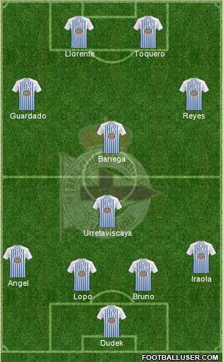 R.C. Deportivo de La Coruña S.A.D. Formation 2011