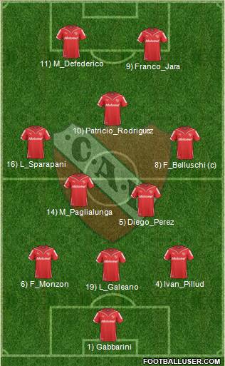 Independiente Formation 2011